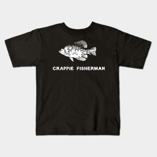 Crappie Fishing Print Crappie Fishing Kids T-Shirt